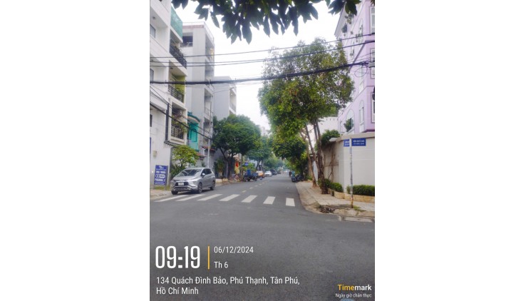 NGộp MT KHu Họ Lê  -Tân PHú 60m2 - 5 tầng mới LG 12m Kinh Doanh